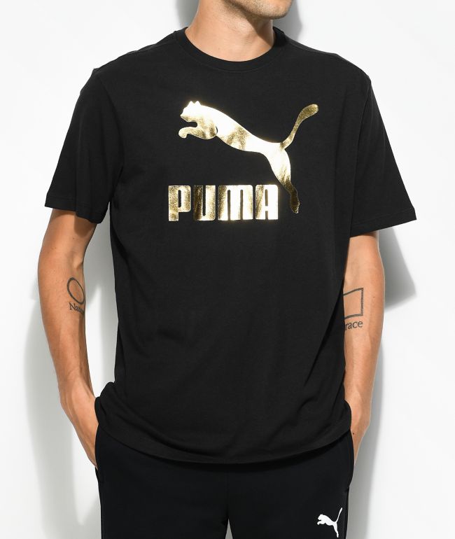 puma logo t shirt 